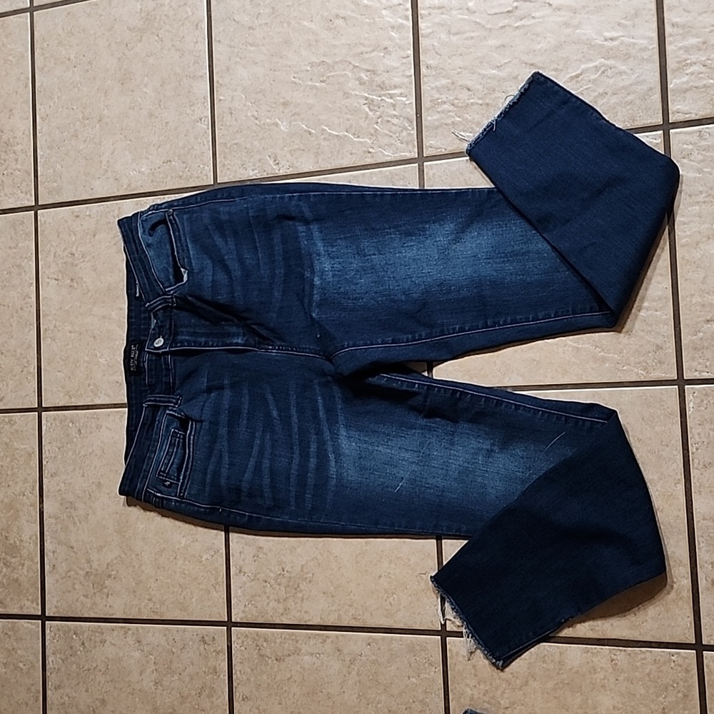 Judy Blue Dark Blue Ankle Jeans